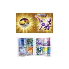 GENERICO - Folder 4 Bolsillos Capacidad 240 Cartas Mewtwo