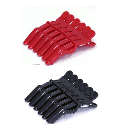 PACK GANCHOS COCODRILO X 6 UND