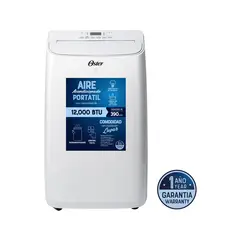 OSTER - AIRE ACONDICIONADO PORTATIL SMART OS-PACPOR1210FWE FRIO CALOR DESHUMEDECEDOR 1200010000 BTUH
