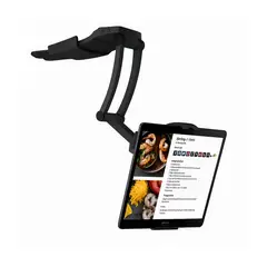 GENERICO - Soporte de Pared para Tablet Giratorio 360 Aluminio Para iPad Samsung Kindle