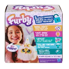 FURBY - Juguete interactivo de peluche Gold Glam Ingles