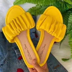 GENERICO - Sandalia Mujer elastico primaveral Amarillo