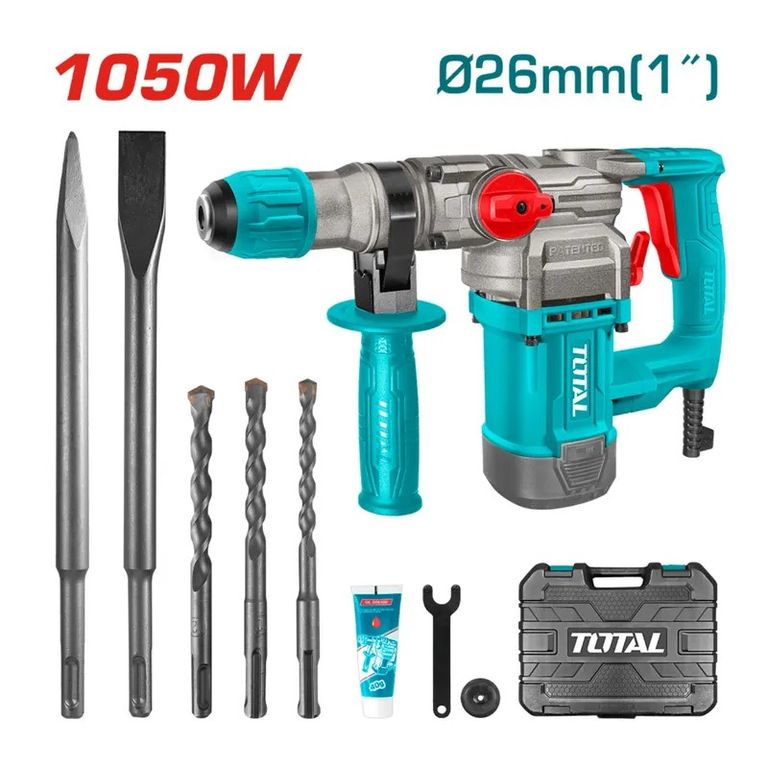 Rotomartillo SDS Plus 1050w 45J Industrial Total TH110266