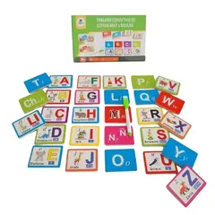 GENERICO - Set Fichas y Cartas De Letras Didacticas