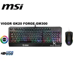 MSI - TECLADO + MOUSE GAMING VIGOR GK20 FORCE GM300