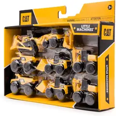 CAT - Set de 8 Vehículos de Construcción de 8 cm a fricción Funrise 82338