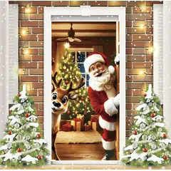 GENERICO - Funda de Puerta de Navidad