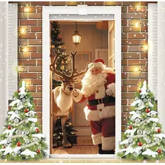 GENERICO - Funda de Puerta de Navidad