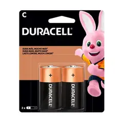 DURACELL - Pilas Baterias C2 Alcalina 15v C2 X 2 UNIDADES