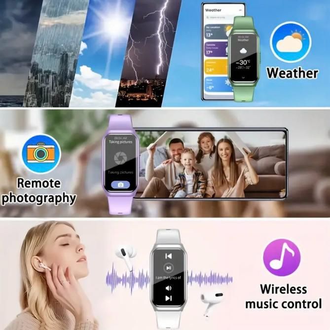 Smartwatch Reloj inteligente - Color negro