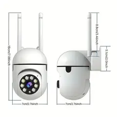 GENERICO - Camara de seguridad inteligente HD inalambrica