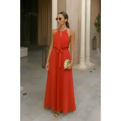 AMA OUTFITTERS - VESTIDO DE LINO ORGANICO LACE