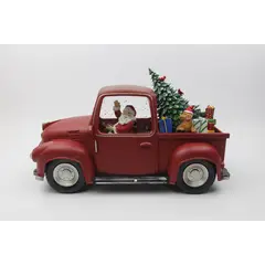 GENERICO - ADORNO MUSICAL CON LUCES NAVIDEÑO CON CABINA DE AGUA CON LUZ Y NIEVE