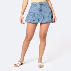 PIONIER - Falda Denim Mujer Laurenh