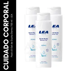 GENERICO - Pack x3 Gel de Ducha Dermo 750 ml - LEA