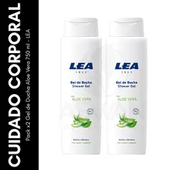GENERICO - Pack x2 Gel de Ducha Aloe Vera 750 ml - LEA