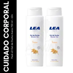 GENERICO - Pack x2 Gel de Ducha Avena 750 ml - LEA