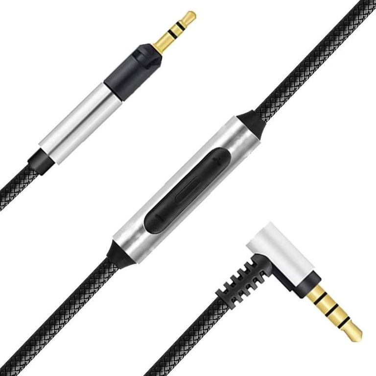 Cable aux para audífonos Sennheiser HD598 HD558 HD518 HD519 HD579 HD 598 CS SE SR micrófono remoto