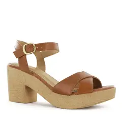 ECCO - Sandalia Cuero Mujer Caramelo Analu11