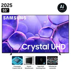 SAMSUNG - Televisor de 55 Smart Tv 55U8000F 4K UHD 2025