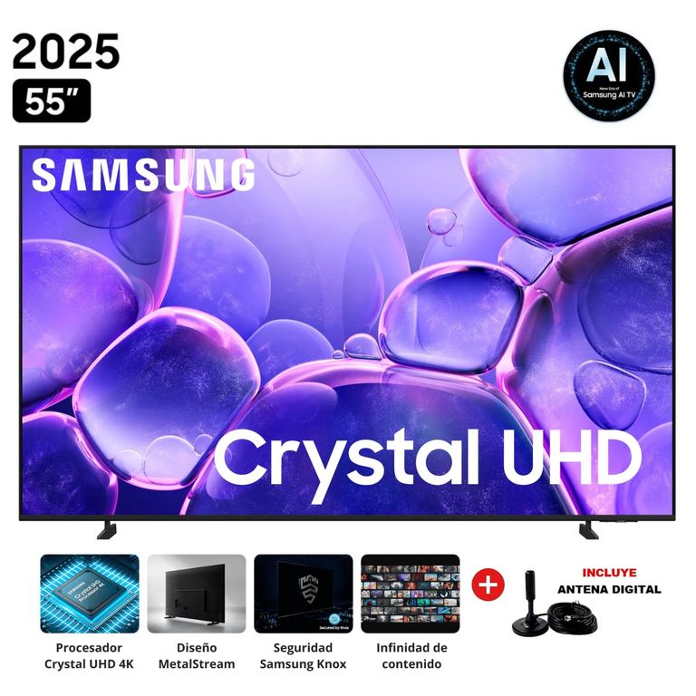Televisor de 55 Smart Tv 55U8000F 4K UHD 2025 + Antena