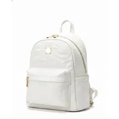 GENERICO - Mochila Pequeña Elegante Mujer Blanco Mini Cartera Urbana Casual