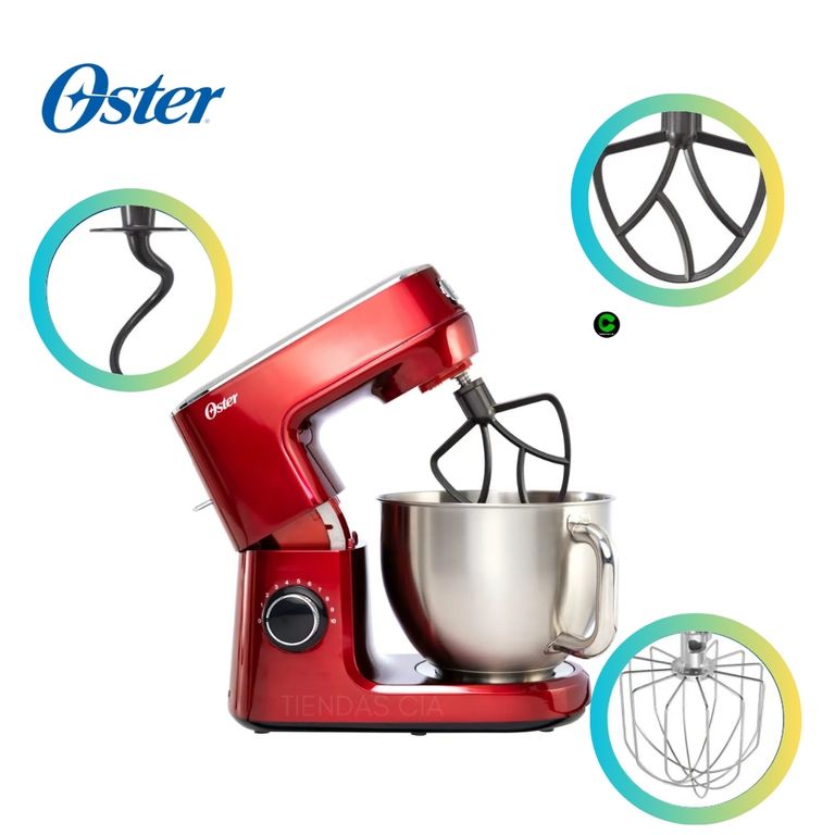 Batidora planetaria Oster® con tazón de gran capacidad y potente motor FPSTSMPL3R
