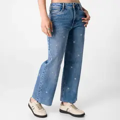 SQUEEZE - Pantalón Jean Denim Stretch Mujer Jhaniah