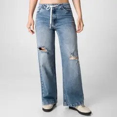 SQUEEZE - Pantalón Jean Denim Stretch Mujer Meleah