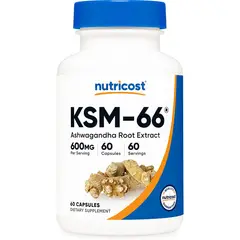 NUTRICOST - KSM66 Extracto de Raiz de Ashwagandha
