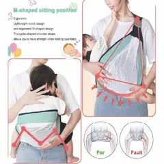 GENERICO - CANGURO PORTA BEBÉ ERGONÓMICO