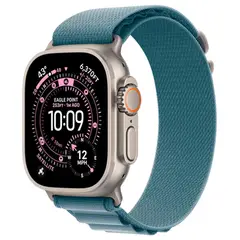 OEM - Correa Alpine Loop para Apple Watch Color Azul Claro Cierre G Titanio