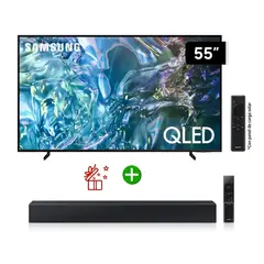 SAMSUNG - Televisor 55″ QLED 4K Q60D Tizen OS + Soundbar 2.0 CH HW-B400F