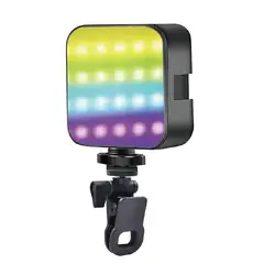 GENERICO - Luz Led RGB Recargable AY-83 Con Soporte Clip