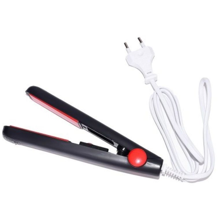 Plancha de Cabello Mini Portátil en Negro