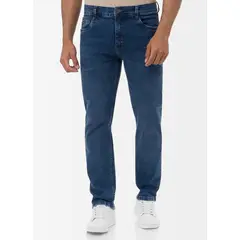 Norton - Pantalón Semi Pitillo Denim Stretch Hombre Zardef