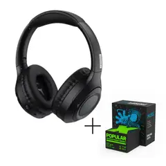 LENOVO - Audífonos Bluetooth Plegables TH54 30 horas + Parlante X1