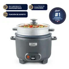 OSTER - Arrocera 22L Sofrito Vaporera DiamondForce Sake CKSTRC12DFSKE