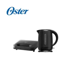 OSTER - Combo - Hervidor Sandwichera Color Negro