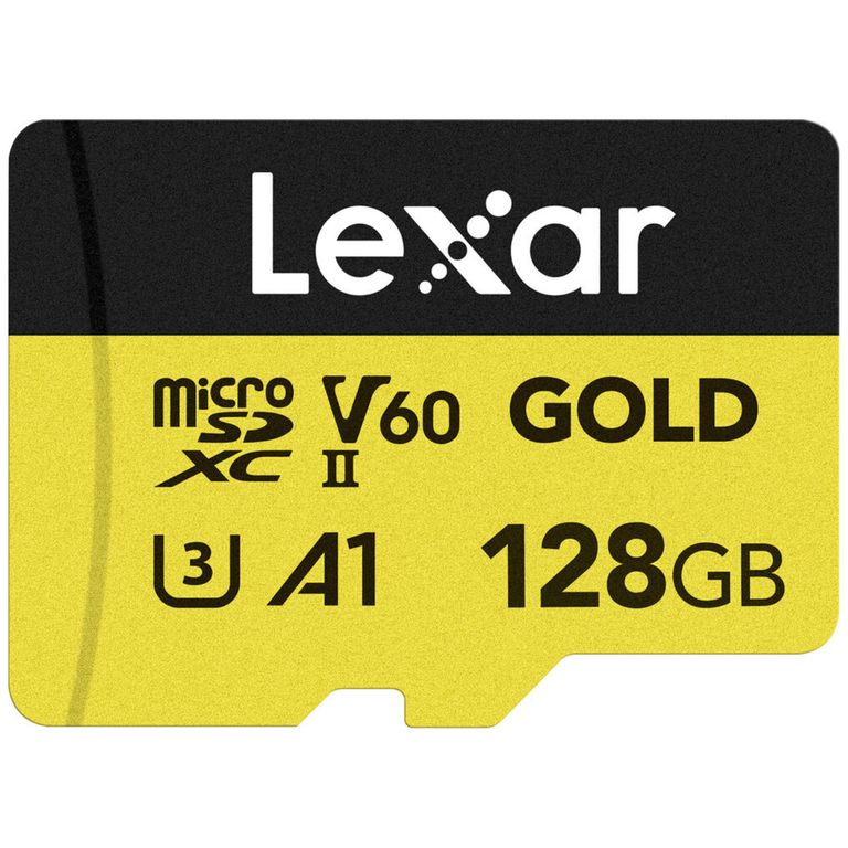 Memoria Micro SDXC U3 V60 Professional 128GB - W100MBs -R280MBs GOLD