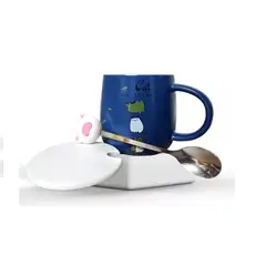 GENERICO - TAZA GATO I LOVE KITTIES AZUL