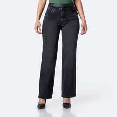 PIONIER - Pantalón Recto Denim Stretch Mujer Drihana