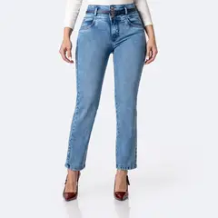 PIONIER - Pantalón Recto Denim Stretch Mujer Sigi