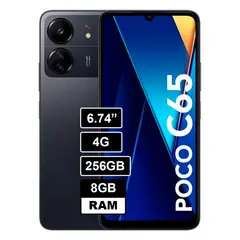 XIAOMI - Smartphone Poco C65 256GB 8GB Negro