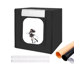 NEO DIGITAL - Caja de luz 60cm con luz led foto estudio fotográfico PS05