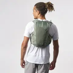 SALOMON - Chaleco De Hidratacion Active Skin 12 Reservoir U Trail Running Verde Medium Unisex -