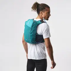 Salomon - Chaleco De Hidratacion Active Skin 12 Reservoir U Trail Running Turquesa Medium Unisex -