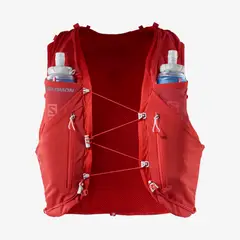 SALOMON - Chaleco De Hidratacion Adv Skin 12 With Flasks Unisex Rojo Medium-