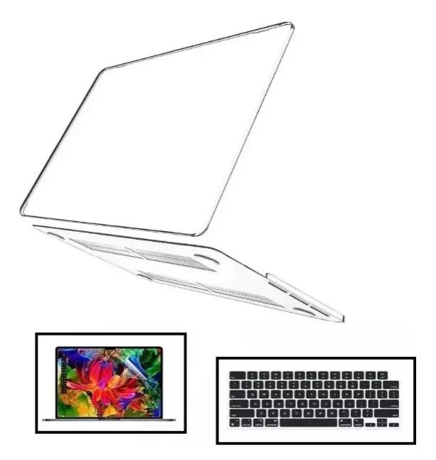 Funda Case Macbook Pro 14 Clear M5 2025 A3434 Mica /teclado