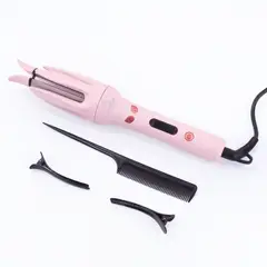 BELLESPA COSMETICS - Rizador de Cabello Automático Rosado Bellespa